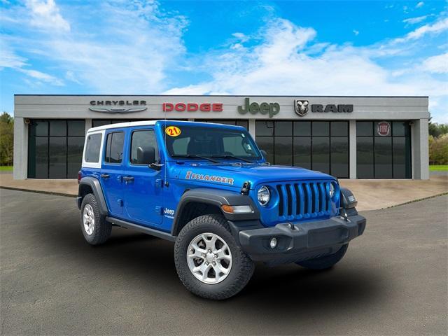 used 2021 Jeep Wrangler Unlimited car, priced at $34,847