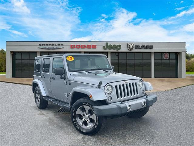 used 2018 Jeep Wrangler JK Unlimited car, priced at $29,741