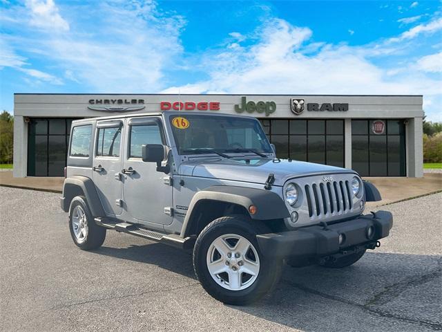 used 2016 Jeep Wrangler Unlimited car, priced at $20,798