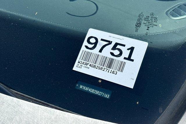 new 2025 Mercedes-Benz C-Class car, priced at $56,695
