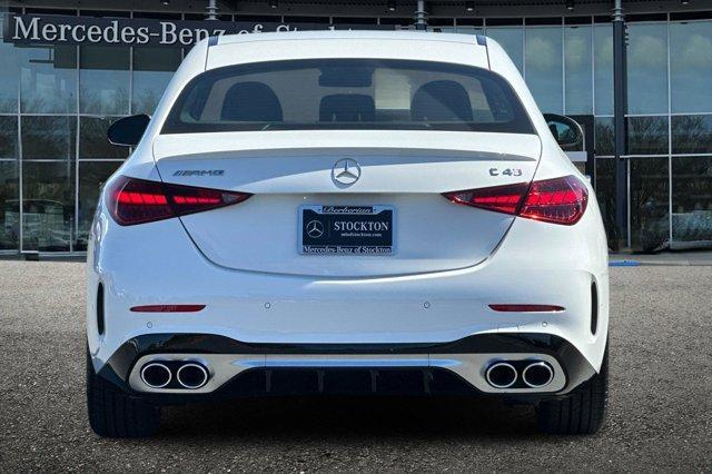 new 2025 Mercedes-Benz AMG C 43 car, priced at $67,300
