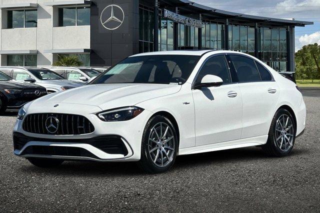 new 2025 Mercedes-Benz AMG C 43 car, priced at $67,300