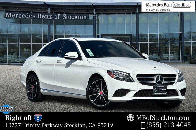 used 2021 Mercedes-Benz C-Class car, priced at $29,660