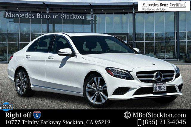 used 2021 Mercedes-Benz C-Class car, priced at $31,995