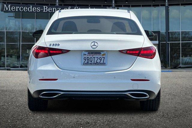 used 2022 Mercedes-Benz C-Class car, priced at $33,999