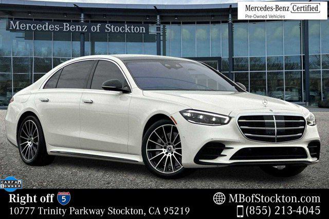 used 2022 Mercedes-Benz S-Class car, priced at $78,209