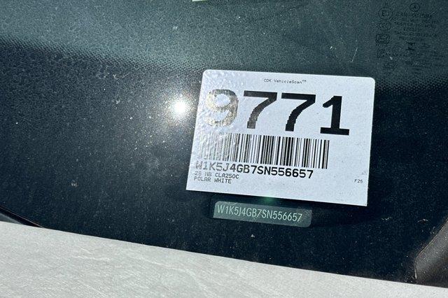 new 2025 Mercedes-Benz CLA 250 car, priced at $51,655