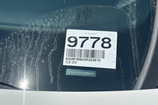 new 2025 Mercedes-Benz C-Class car, priced at $54,095