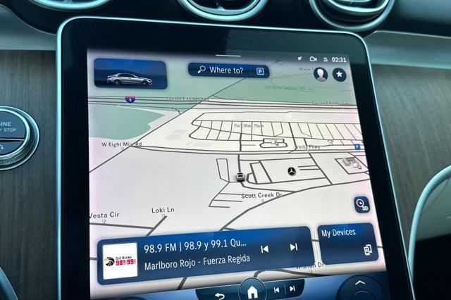 used 2022 Mercedes-Benz C-Class car, priced at $33,998