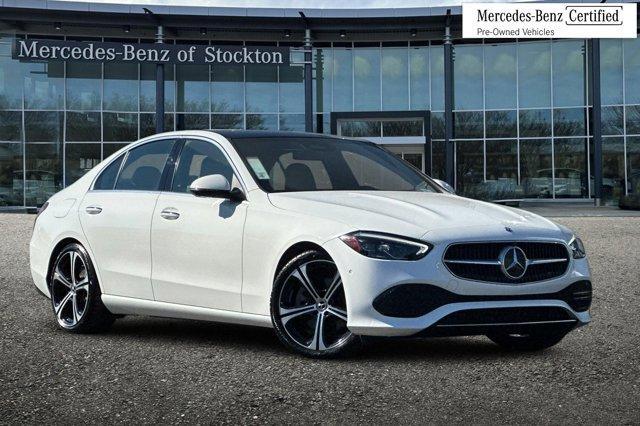 used 2022 Mercedes-Benz C-Class car, priced at $33,998