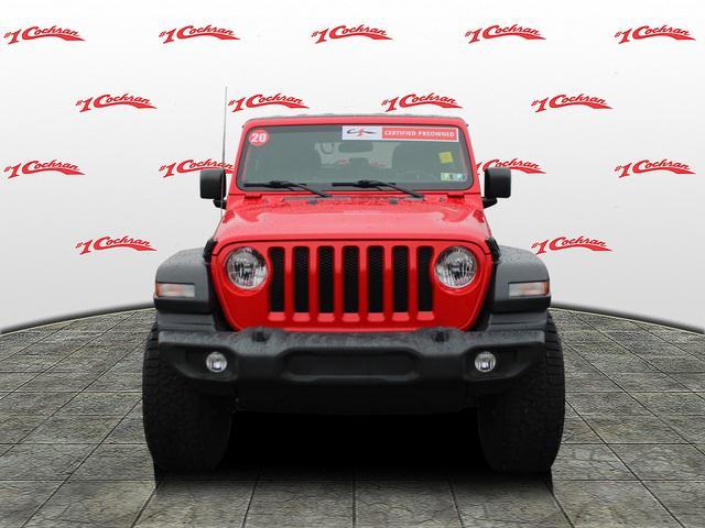 used 2020 Jeep Wrangler car, priced at $26,345