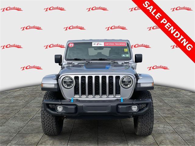 used 2021 Jeep Wrangler Unlimited 4xe car, priced at $29,448