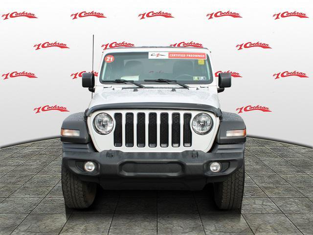 used 2021 Jeep Wrangler Unlimited car, priced at $26,624