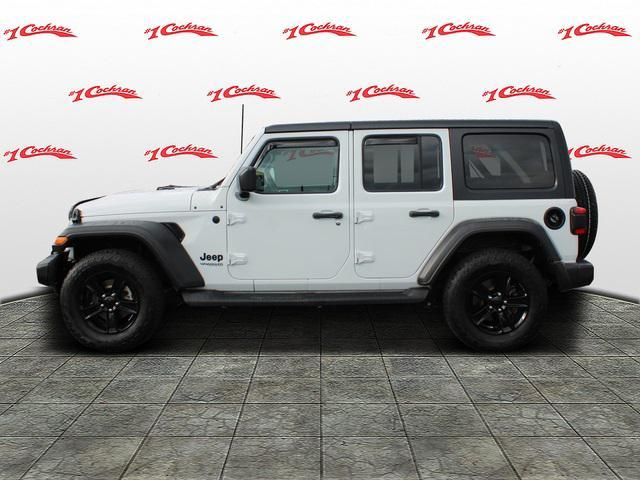 used 2021 Jeep Wrangler Unlimited car, priced at $26,624