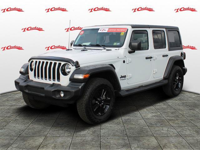 used 2021 Jeep Wrangler Unlimited car, priced at $26,624