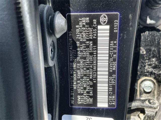 used 2022 Toyota Camry car, priced at $29,595