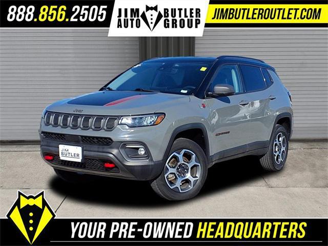 used 2022 Jeep Compass car, priced at $22,000