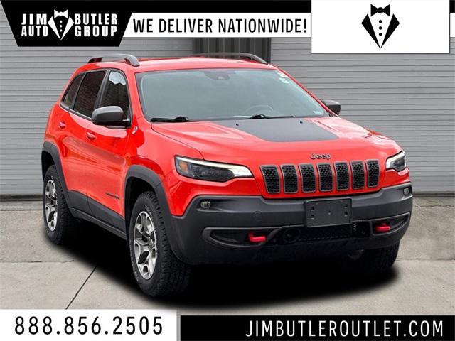 used 2021 Jeep Cherokee car, priced at $29,398