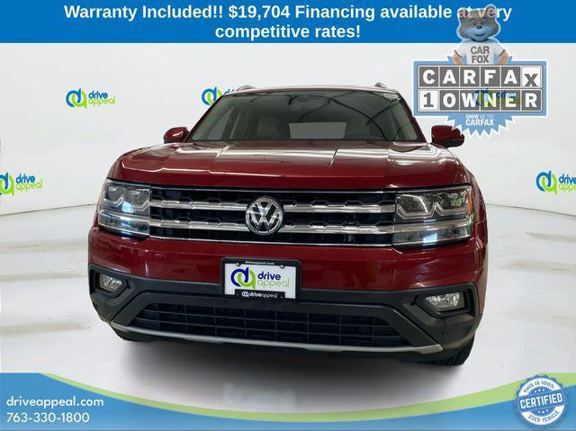 used 2018 Volkswagen Atlas car, priced at $19,704
