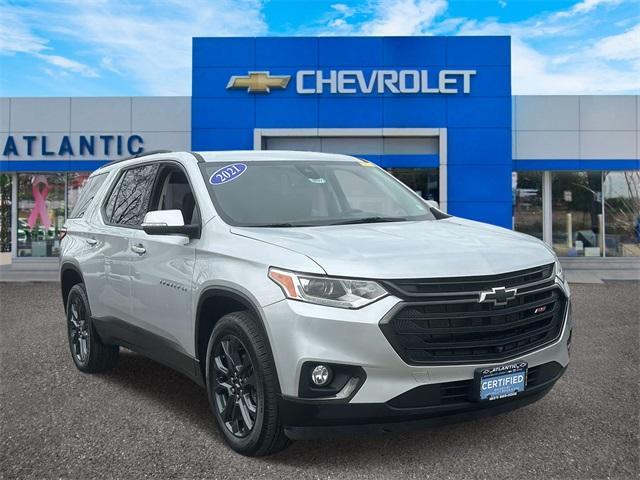 used 2021 Chevrolet Traverse car, priced at $27,250