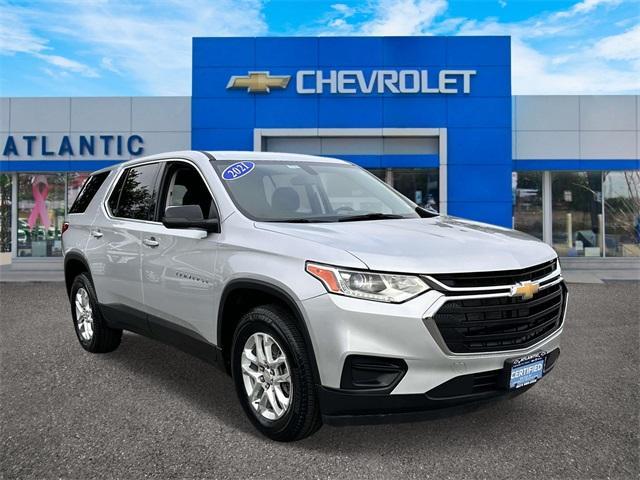 used 2021 Chevrolet Traverse car, priced at $21,600