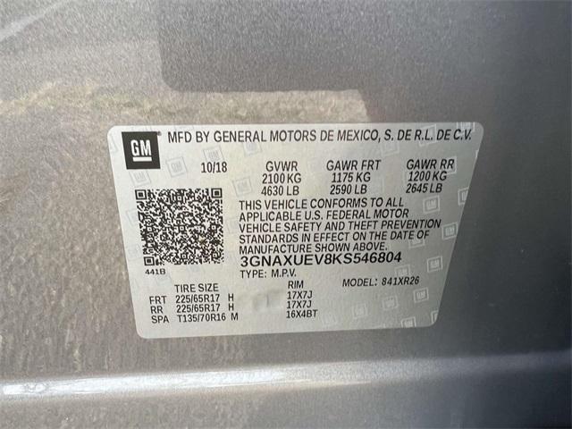 used 2019 Chevrolet Equinox car, priced at $17,400