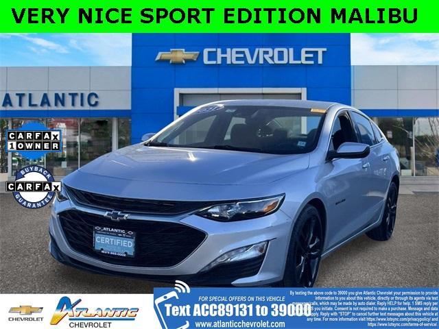 used 2021 Chevrolet Malibu car, priced at $16,950