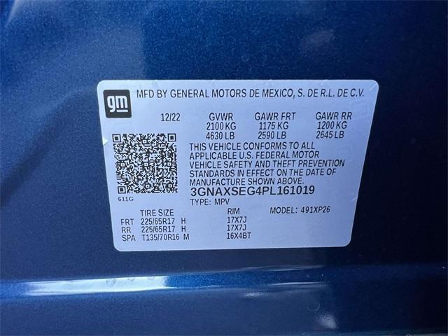 used 2023 Chevrolet Equinox car, priced at $17,500
