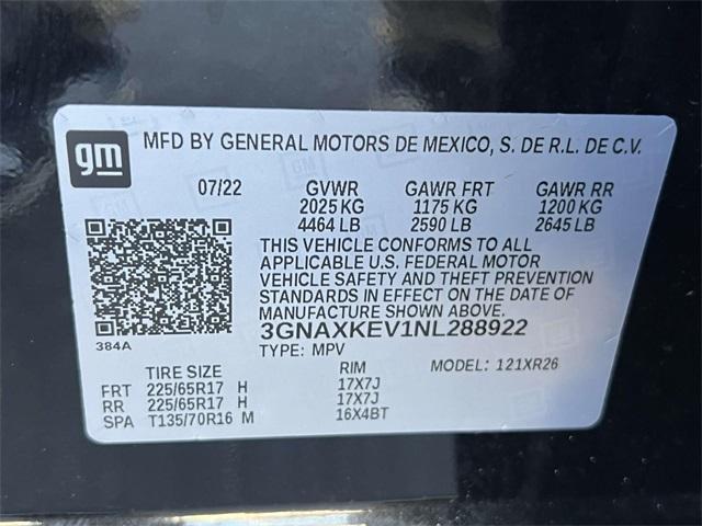 used 2022 Chevrolet Equinox car, priced at $18,300