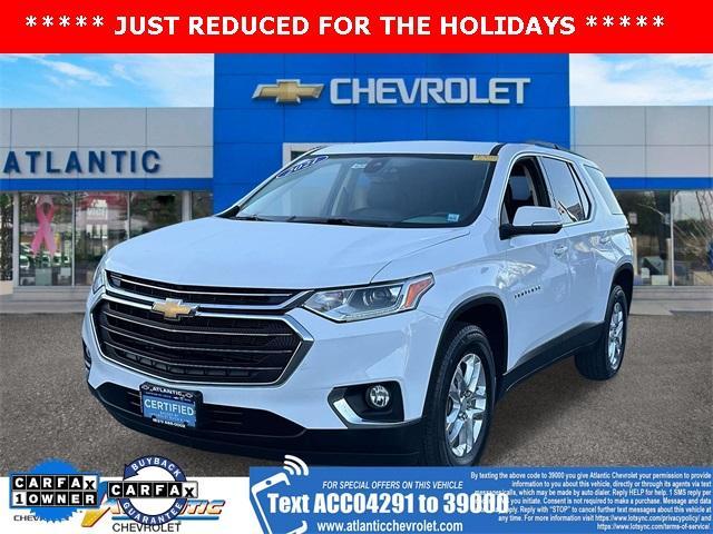 used 2021 Chevrolet Traverse car, priced at $21,500