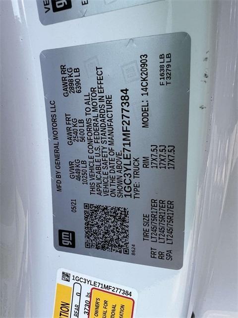 used 2021 Chevrolet Silverado 2500 car, priced at $38,500