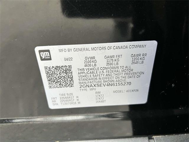 used 2022 Chevrolet Equinox car, priced at $17,900