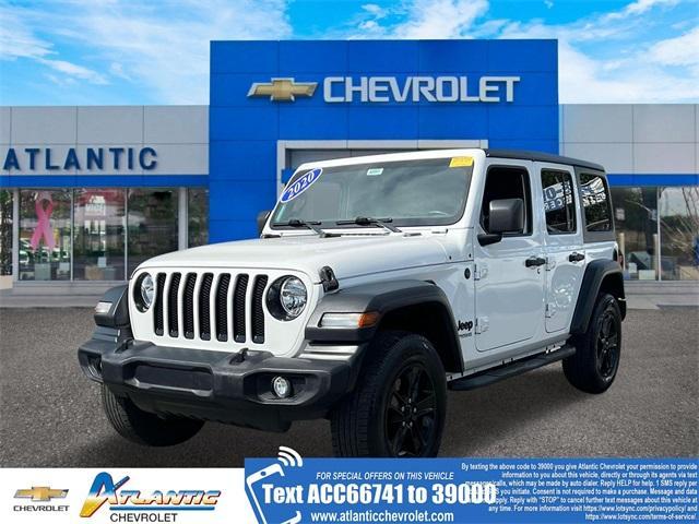 used 2020 Jeep Wrangler Unlimited car, priced at $24,200