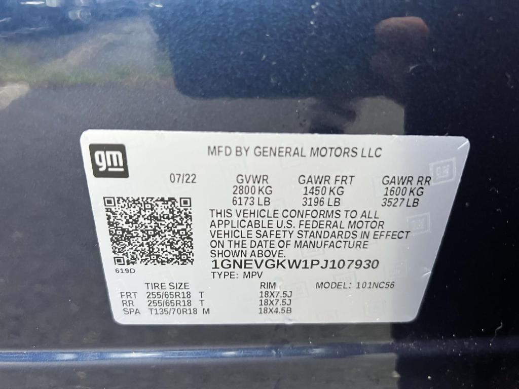 used 2023 Chevrolet Traverse car, priced at $28,100