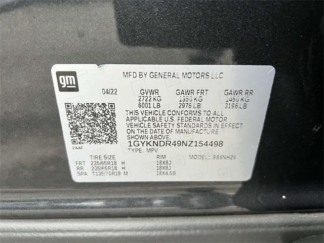 used 2022 Cadillac XT5 car, priced at $30,900
