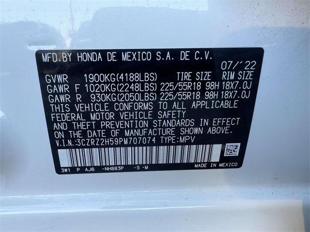 used 2023 Honda HR-V car, priced at $23,950