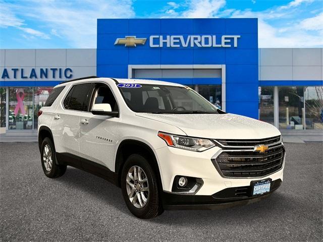 used 2021 Chevrolet Traverse car, priced at $23,750