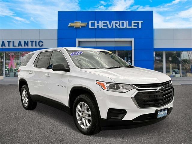 used 2021 Chevrolet Traverse car, priced at $21,350