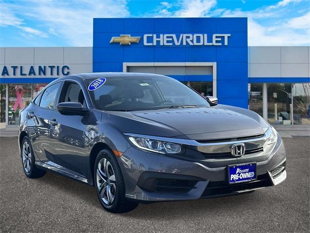 used 2018 Honda Civic car, priced at $14,500