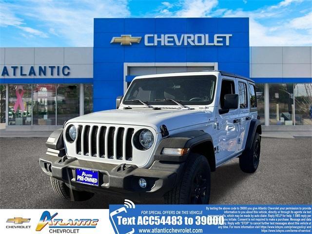 used 2020 Jeep Wrangler Unlimited car, priced at $21,300