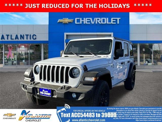 used 2020 Jeep Wrangler Unlimited car, priced at $17,500