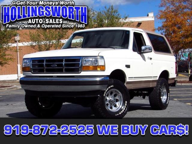 used 1993 Ford Bronco car, priced at $23,990