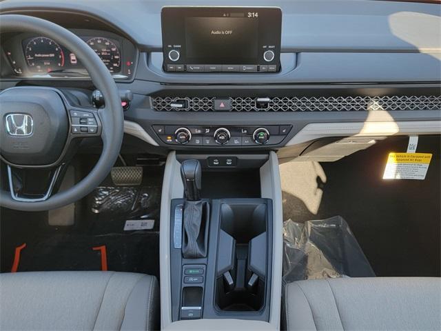 new 2025 Honda Accord car, priced at $32,210