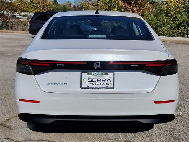 new 2025 Honda Accord car, priced at $32,210