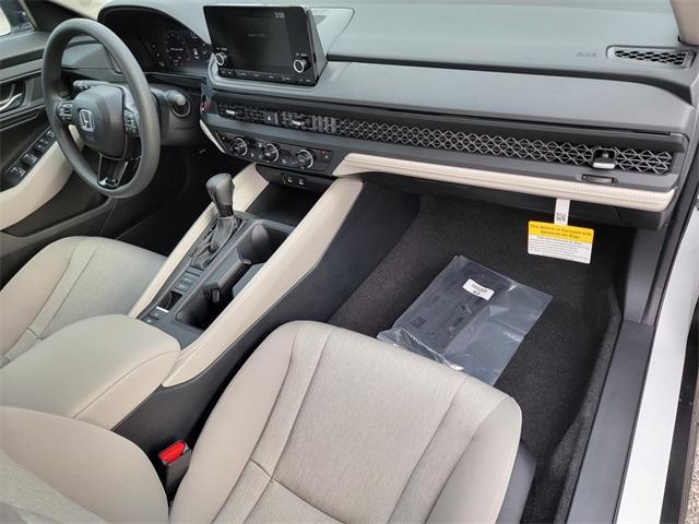 new 2025 Honda Accord car, priced at $32,210