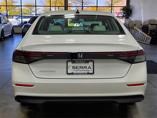 new 2025 Honda Accord car, priced at $32,110