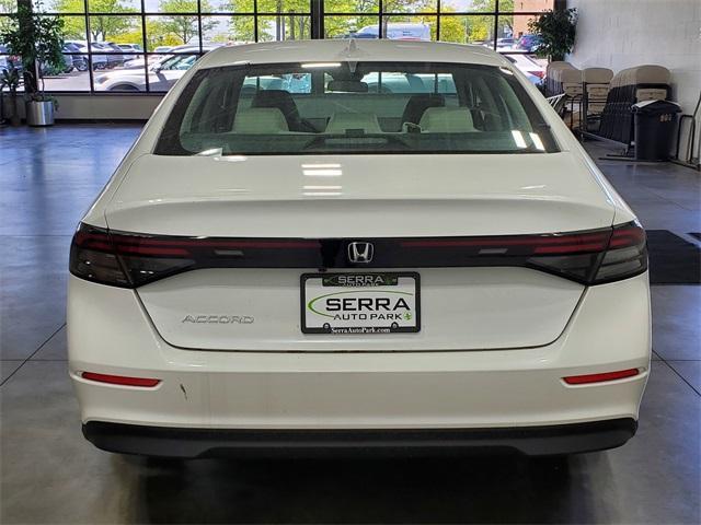 new 2025 Honda Accord car, priced at $29,845