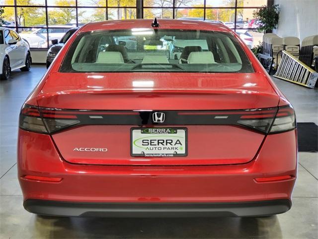 new 2025 Honda Accord car, priced at $32,110