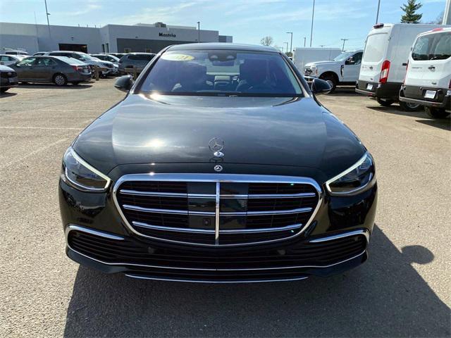 used 2021 Mercedes-Benz S-Class car, priced at $68,000