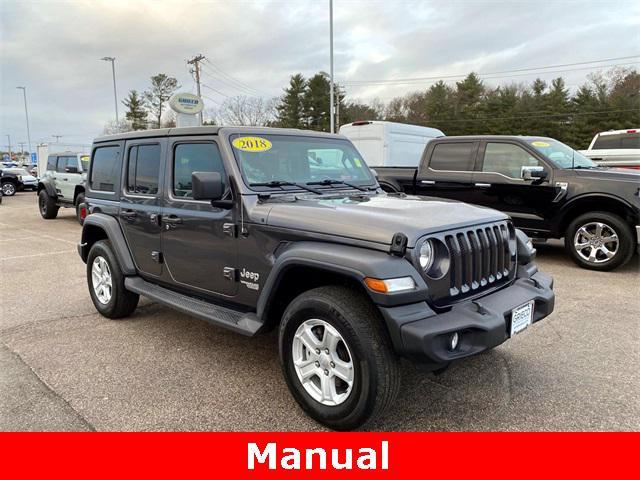 used 2018 Jeep Wrangler Unlimited car, priced at $20,750